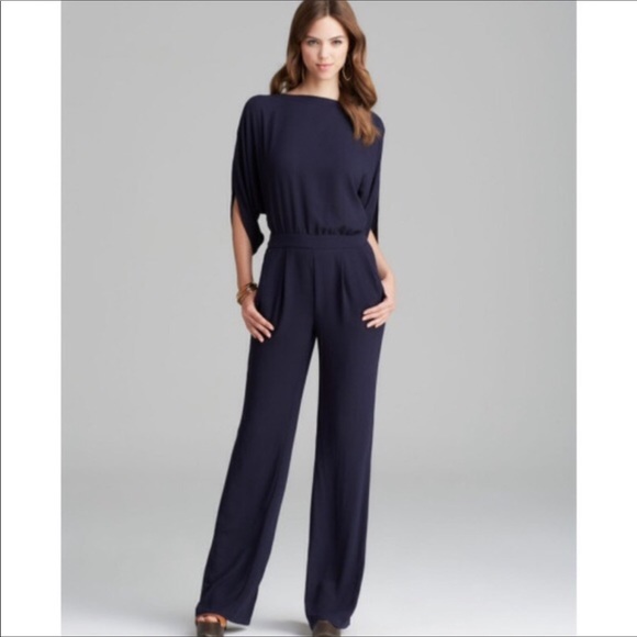 Diane Von Furstenberg Pants - Diane von Furstenberg Lucy Crepe Jumpsuit - sz 4